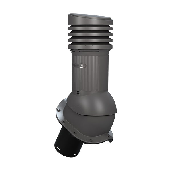 PERFEKTA EVO ventilācijas izvads NEIZOLĒTS 125d - Grafīts